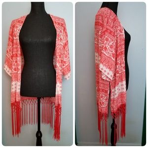 Kimono with Tassel Bottom